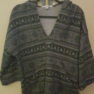 Sweater poncho